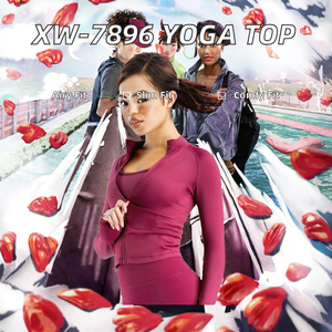 Haute qualité Slim Fit femmes Yoga Gym veste de sport nouvelle Offre Spéciale hauts à enfiler confortable et respirant avec Logo avant - Product Image 2