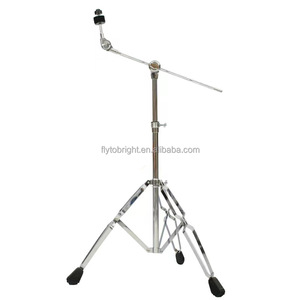 Support de cymbale en alliage d'aluminium à double jambe renforcée, hauteur et angle réglables, design droit, pour batterie - Offre Spéciale - Product Image 3