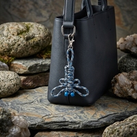 Porte-clés libellule personnalisé en paracorde coloré, fait main, avec cordon tressé en nylon, accessoire de sac pour cadeaux