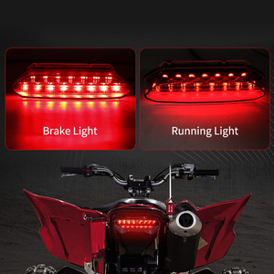 Feu arrière Led noir de 19cm pour Yamaha Yfz 450 2006-2009, lampe de frein arrière de remplacement - Product Image 3