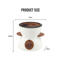 Groothandel 350ml Elektrische Chocolade Smelt Pot Fondue Maker met Vorkjes voor Kaas Snoep Dessert Party OEM Custom Logo Leverancier