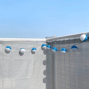 Filet pare-soleil HDPE anti-UV épaissi 2x2m~6x6m, filet de clôture de jardin, filet de balcon, terrasse, écran de sécurité et de confidentialité - Product Image 6