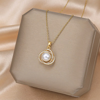 Accessoires haut de gamme, bijoux fins, pendentifs, colliers, chaînes, colliers pour femmes, coquillage naturel, trèfle, cadeau