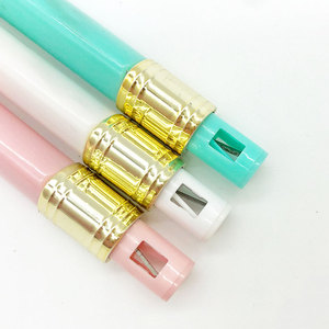 Lápiz mecánico para chicas adolescentes creativas, barato, bonitos lápices mecánicos únicos, lápiz de empuje de bala de plástico con sacapuntas - Product Image 5