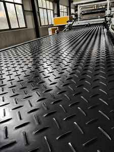 Panneau <span class=keywords><strong>de</strong></span> protection <span class=keywords><strong>de</strong></span> sol inaltérable, piste silencieuse pour travaux routiers, accès aux ateliers et chantiers ouverts, vente en gros - Product Image 2