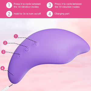Suministro de fábrica Hot Sexy Breast Nipple Masaje Silicona Suave Vibración múltiple Masajeador de lactancia portátil - Product Image 2