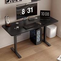Table de bureau électrique extensible moderne AOR, personnalisable avec 1/2/3 plateaux, avec contrôleur électrique (72-116 cm)