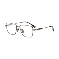 Gafas de Lectura Clásicas Hechas a Mano con Montura Cuadrada de Madera de Sándalo, Diseño Geométrico Retro Unisex de Lujo