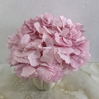 Bunga Hydrangea Pink Tunggal untuk Dekorasi Pesta, Bunga Hias untuk Latar Belakang Acara, Hiasan Meja, Dekorasi Floral