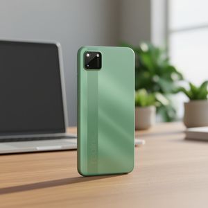 Cover posteriore verde Realme C11 con lente della fotocamera per custodia del telefono cellulare RMX2185 - Product Image 3