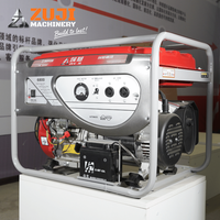 Générateur à essence ZUJI 6800E 5 kW, démarrage électrique, moteur en cuivre pur, puissance nominale 5 kW, puissance maximale 5,5 kW, générateur à essence pour la construction