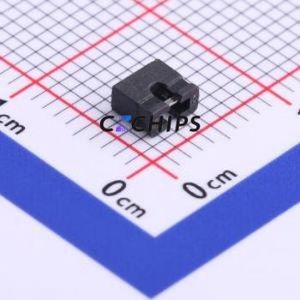 F200D-02-PT-B Shorting Cap / Jumper Cap P=2mm Connector ( Construction: 1x2 )( Pitch: 2mm )( Housing Color: Black ) - Product Image 2