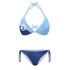 <span class=keywords><strong>Maillot</strong></span> <span class=keywords><strong>de</strong></span> <span class=keywords><strong>bain</strong></span> bikini imprimé sur mesure <span class=keywords><strong>ultra</strong></span>-sexy pour femme avec bretelles imprimées au dos et design échancré sur la poitrine, accompagné d'un short triangle – Charmant et séduisant - Product Image 5