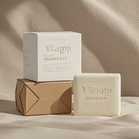 Boîte à savon en papier kraft de conception personnalisée | Biodégradable avec revêtement UV ponctuel | Service OEM/ODM pour savon naturel fait main