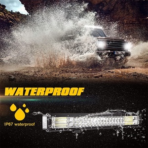 22 pouces 288W étanche Combo barre lumineuse <span class=keywords><strong>LED</strong></span> <span class=keywords><strong>Triple</strong></span> rangée pour véhicules tout-terrain camion voiture ATV SUV pour Jeep bateau pour Jeep - Product Image 5