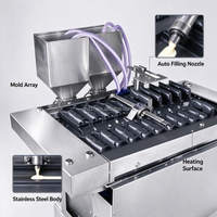 Machine à Cuire Automatique en Acier Inoxydable pour Taiyaki et Manju, Idéale pour la Transformation Alimentaire à Petite Échelle
