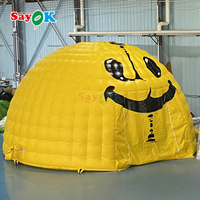 Dôme gonflable commercial en PVC avec impression personnalisée pour événements en plein air