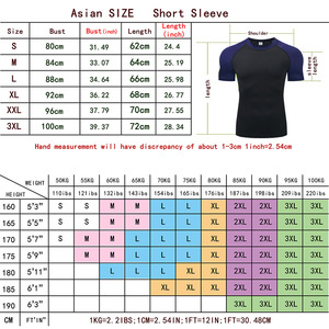 Camiseta de secado rápido, camiseta de compresión elástica para correr, camiseta ajustada, ropa deportiva para entrenamiento y fitness - Product Image 6