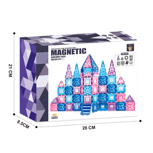 ตัวต่อแม่เหล็ก<span class=keywords><strong>เจ้า</strong></span><span class=keywords><strong>หญิง</strong></span>ไดมอนด์ รุ่นปี 2026  แบบเคลือบผิว 102 ชิ้น ขนาด 7.5 ซม. สำหรับเด็กผู้หญิง - Product Image 6