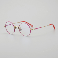 AEV-B03Y nouveau japon japonais 100% fait à la main pur acétate titane optique luxe Top qualité montures de lunettes