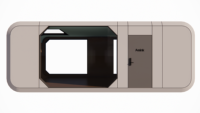 Maison Conteneur Intelligente Contemporaine Modulaire Mobile en Acier Écologique Résistante au Feu et à l'Eau pour Atelier et Boutique