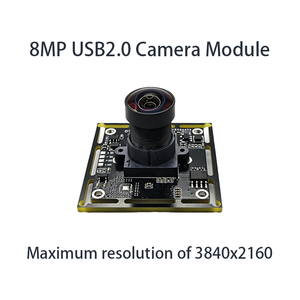 โมดูลกล้อง 8MP 4K USB2.0 เซ็นเซอร์ IMX415 CMOS 190 °   DFOV มุมมองกว้าง DMIC FF/MF สำหรับการควบคุมการเข้าออกด้วยการจดจำใบหน้าภายในอาคาร - Product Image 1