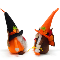 Attigny 2 pièces automne automne récolte fête cadeaux drôles plateau à plusieurs niveaux ornements Thanksgiving décorations de table gnomes dinde en peluche