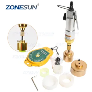 ZONESUN 28-32ミリメートルPneumatic Bottle Capping Machine Screwing Capper Aircrew Driver Capper Tools