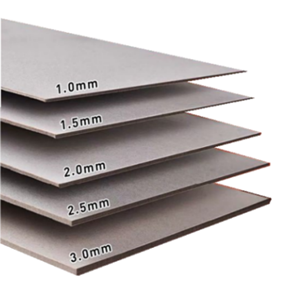 Cartón/Cartulina Gris Sin Recubrimiento de Alta Calidad de 0.5mm/1mm/1.5mm para Embalaje y Marcos de Fotos - Product Image 2