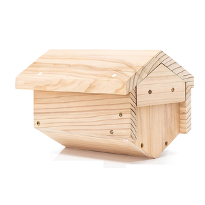 ใหม่ไม้ที่เรียบง่ายแขวนผนังรังผึ้ง, สวนกลางแจ้งแขวนรังผึ้ง, รังแมลงไม้เนื้อแข็งสร้างสรรค์ - Product Image 2