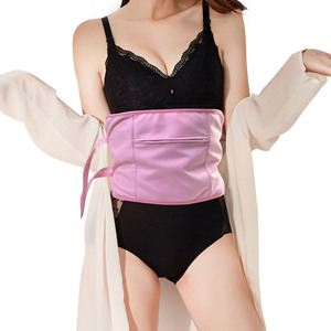 Tummy Belt Soft Cotton Fabric Khaki Pink White Black Essential Oil Care Kit Sleep Self Care Aid Household Daily Necessities - Product Image 3