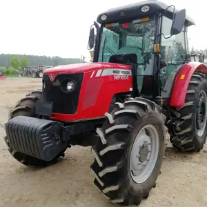 Trator usado massey ferguson 1004 100HP 4WD roda fazenda pomar trator compacto máquinas agrícolas MF290 MF385 com carregador