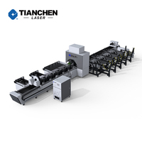 Nouvelle machine de découpe automatique de tubes CNC 2025 avec contrôle Cypcut, refroidissement par eau et support IA pour tubes métalliques