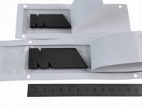 Emblème latéral de garde-boue de voiture en ABS, autocollant de logo M pour coffre arrière, compatible avec M M3 M5 M6 X3 E46 E90 F30 G20 E36 E34 X6 G20 G30 ///M