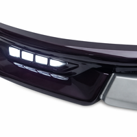 Zeekr 8X - Spoiler avant rouge en PP thermoformé avec finition polie et feux de jour à LED (DRL)