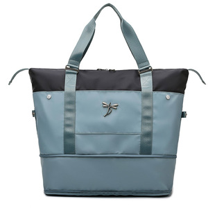 Custom Logo Multi-color Luxury Ladies Wet Dry Travel Duffle Nylon Expandable Luggage Zipper Multiple Wholesale Travel Shoe Bag - Product Image 5