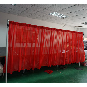 Soporte portátil modular de tubos y cortinas para telón de fondo de stand de exhibición de instalación rápida - Product Image 3