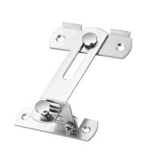 Loquet de porte en acier inoxydable réglable à 180 degrés pour porte en bois, installation facile - Product Image 5