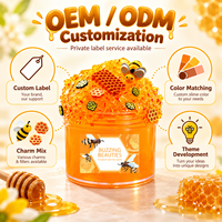 200ml bricolage enfants faisant Kit jouet éducatif beurre cristal boue pâte à jouer non toxique abeille miel Slime Kit