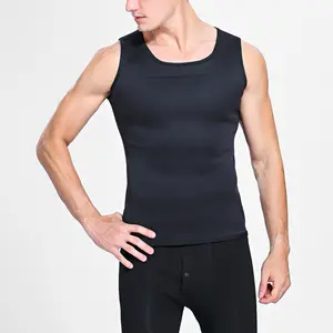 प्लस आकार पुरुषों महिलाओं के लिए Neoprene S-5XL Shapewear कमर ट्रेनर सॉना पसीना बनियान शरीर शेपर Cincher कोर्सेट टी शर्ट स्लिमिंग