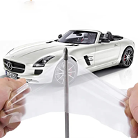 Film de protection de peinture automobile TPU, changement de couleur blanc-bleu, PPF brillant, anti-rayures, auto-réparateur, épaisseur 7,5 mil, luxe 10