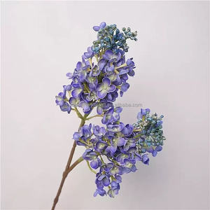 Flores de <span class=keywords><strong>Hortensia</strong></span> Artificiales de Alta Calidad con Tacto Real, Flores de <span class=keywords><strong>Hortensia</strong></span> Artificiales con Tacto Húmedo para Decoración de Bodas y Hogar - Product Image 6