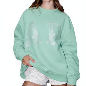 Sudadera Deportiva de Cuello Alto para Mujer, con Logotipo Personalizado Bordado, de Felpa, de Alta Calidad, Ecológica y Transpirable para Invierno - Product Image 1