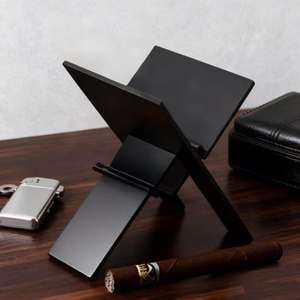 Étui à cigares en acier inoxydable de forme unique et créative, grand diamètre, peut contenir plusieurs cigares, portable, durable, longue durée, tranchant - Product Image 1