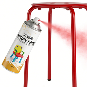 Tinta <span class=keywords><strong>Spray</strong></span> Acrílica Multiuso de Alto Brilho 400ml OEM Atacadista Tinta <span class=keywords><strong>Spray</strong></span> <span class=keywords><strong>Aerosol</strong></span> Fosca - Product Image 4