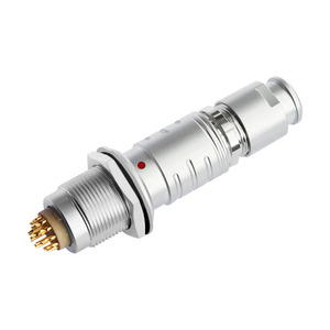 하이 퀄리티 빠른 잠금 커넥터 00 0B 1B 2B 3B 4B 유형 커넥터 원형 금속 푸시 풀 커넥터 - Product Image 3