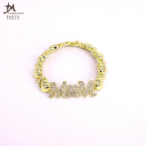 T0273 Madre <span class=keywords><strong>regalo</strong></span> di Giorno di alta qualità 18K gold-plated <span class=keywords><strong>MAMMA</strong></span> insieme dei monili - Product Image 5
