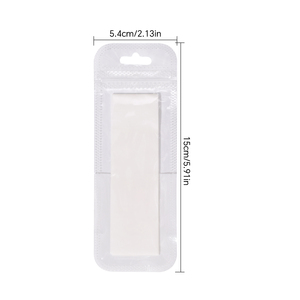 KADS Self-Adhesive Silk&Fiberglass Nail <b>Wraps</b> <b>White</b> Professional Repairing Nail Fiber DIY Manicure Tool Nail Form Extension Tool - Product Image 2