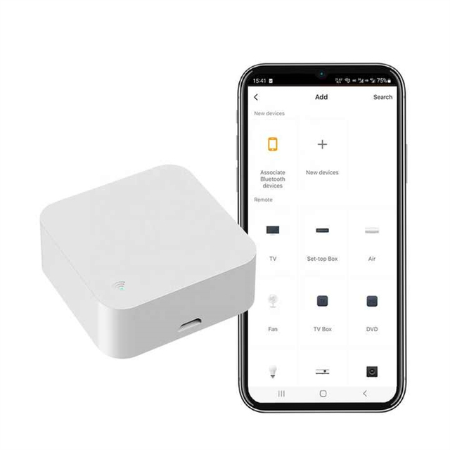 2025 New Tuya ZigBee Multi-mode Gateway Hub with IR Blaster Remote Controller