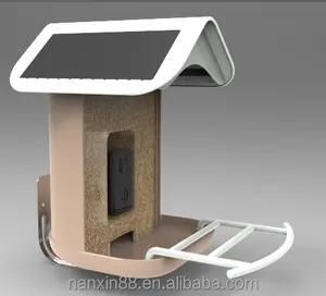 Factory Supplier Smart Bird Feeder Camera with 2 Solar Panel Bird House AI Recognize Bird Species